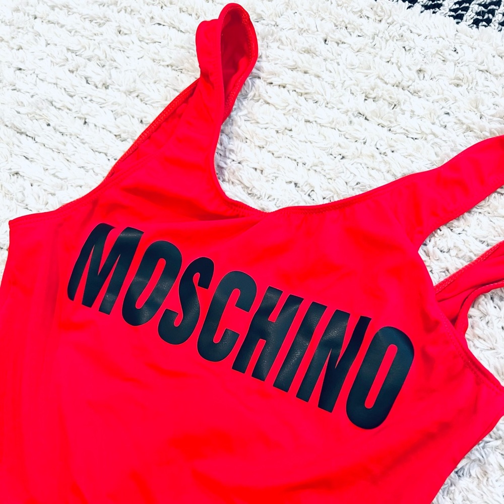 MOSCHINO Red Swimsuit One Piece Bathing suit - Picture 3 of 6